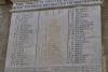 Names of those who died on Emberton clock tower memorial