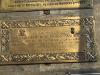 Brass plaque