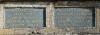 Wall name panels 11 and 12