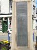 Large cenotaph with bronze plaques on each side