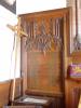 Wooden panels inscribed with names 