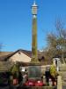 The column against a blue sky