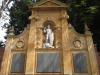 Upper section with statue of St George