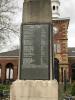 East face - WW2 names (M to W), two names from Afghanistan in 2009, one name from Northern Ireland in 1985
