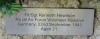 K Hewitson plaque