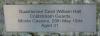 CW Hall plaque