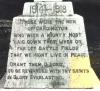 Cardington churchyard cross, dedication