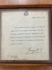 Letter from King George