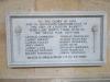 Wall mounted, inscribed stone tablet 