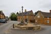 Belton-in-Rutland war memorial in context from the west