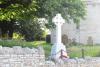 Cardington churchyard cross in 2025