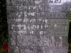 Close up of names on Red Roses memorial