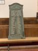 First World War plaque.