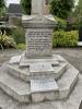 Series of inscribed tablets around a square plinth