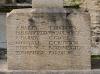 Ketton War memorial face 4 detail