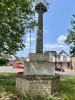 Celtic cross on multi stepped base