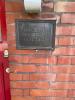 Hackney Tradesmen's Cottage plaque.