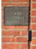 Gilbert Cottage plaque