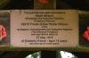 Gilbert Walter Watson Lychgate memorial plaque