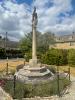 Side view of Cassington cross.