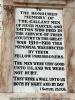 Memorial dedication