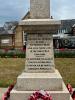 Plain obelisk on square base