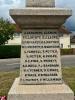 Plain obelisk on square base