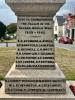 Plain obelisk on square base