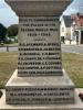 Plain obelisk on square base