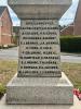 Plain obelisk on square base