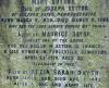 Gravestone inscription