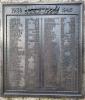 Broze plaque with WW2 names