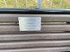 Bench plaque two.