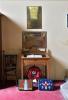 Major Gilbert Montgomerie Hutton plaque in -situ directly above the desk