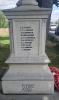 Dickleburgh war memorial - names on side face 1