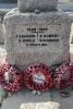 Fressingfield war memorial - WW2 inscription and names