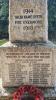 Necton WW1 memorial - inscription