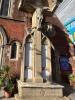Large Calvary with plaques and stepped base