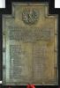 Epworth Men Of This Parish WW1 plaque detail