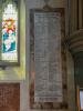 St Martin's Church WW1 Memorial Tablet - Panel 2
