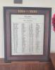 Snape Methodist Church WW1 Roll of Honour