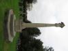 Tapering cross on octagonal base and steps