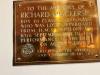 Brass plaque
