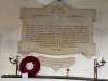 WW1 memorial tablet St Georges Church Didbrook