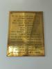 Memorial plaque for WW1 and WW2