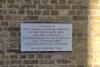 V1 bomb explosion memorial, Turks Row