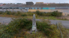 The British Xylonite Works memorial in 2025