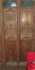 St Margaret's Church screen - right panel and brass plaque