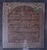 Rectangular plaque, commemorating Lieutenant Reginald Davie Scott.