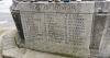 Broughton memorial - WW1 roll of honour on rear